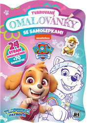 Tvarované omalovánky Tlapková patrola - kniha z kategorie Omalovánky