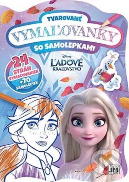 Tvarované vymaľovanky/ Ľadové kráľovstvo 2
