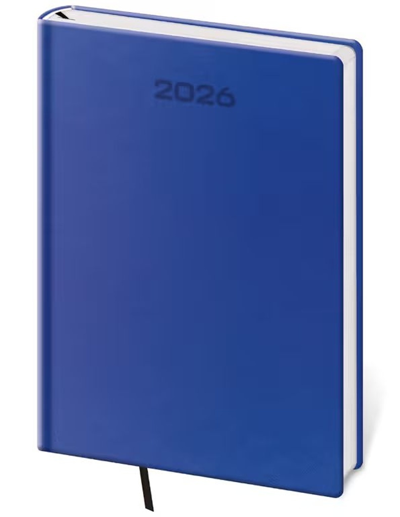 Týdenní diář 2026 A5 Soft modrý