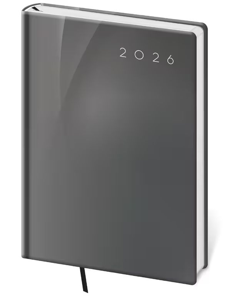 Týdenní diář 2026 A5 Vario Grey design