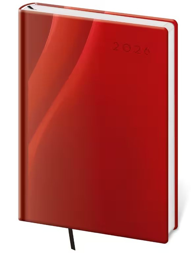 Týdenní diář 2026 A5 Vario Red design