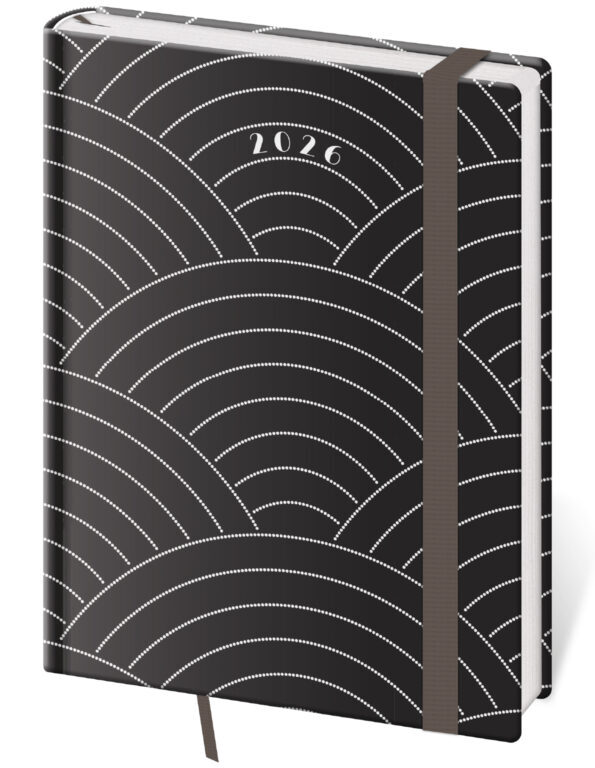 Týdenní diář 2026 B6 Vario Round s gumičkou