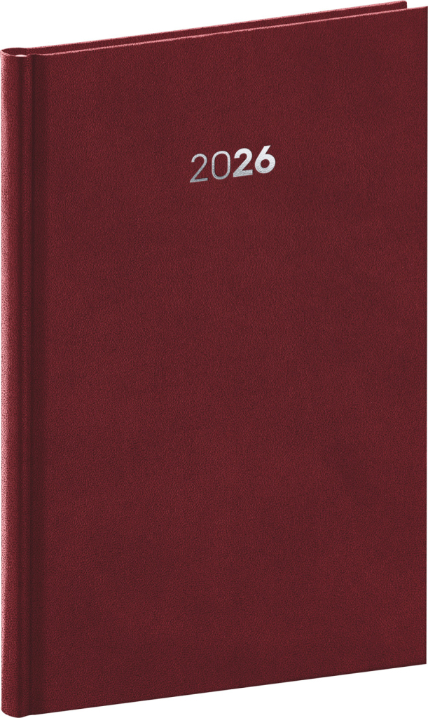 Týdenní diář 2026 Balakon bordó