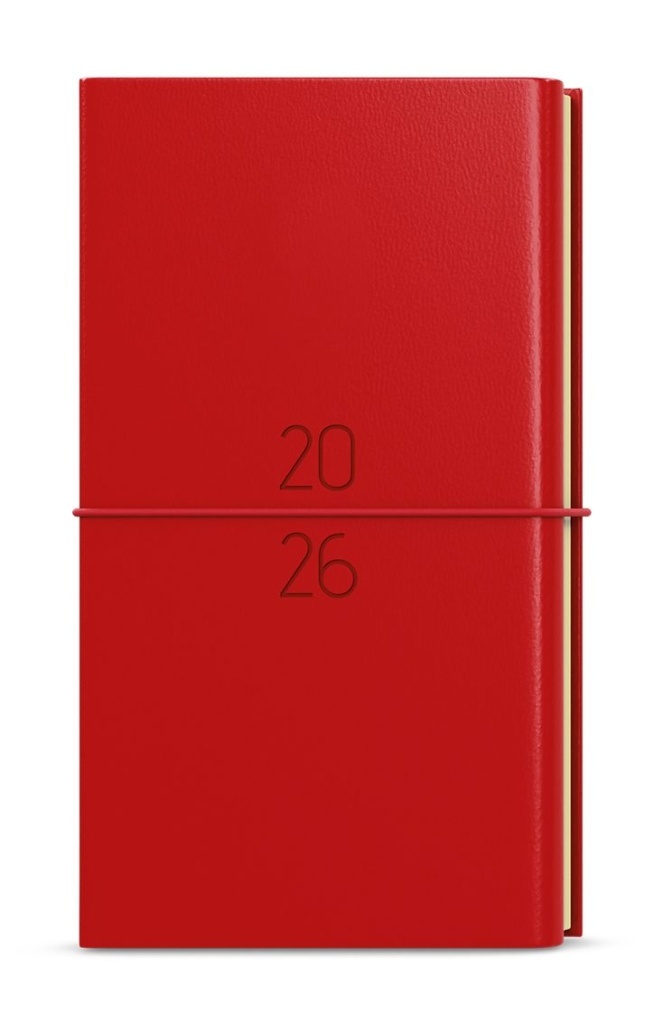 Týdenní diář 2026 Jakub Dueto kapesní červená