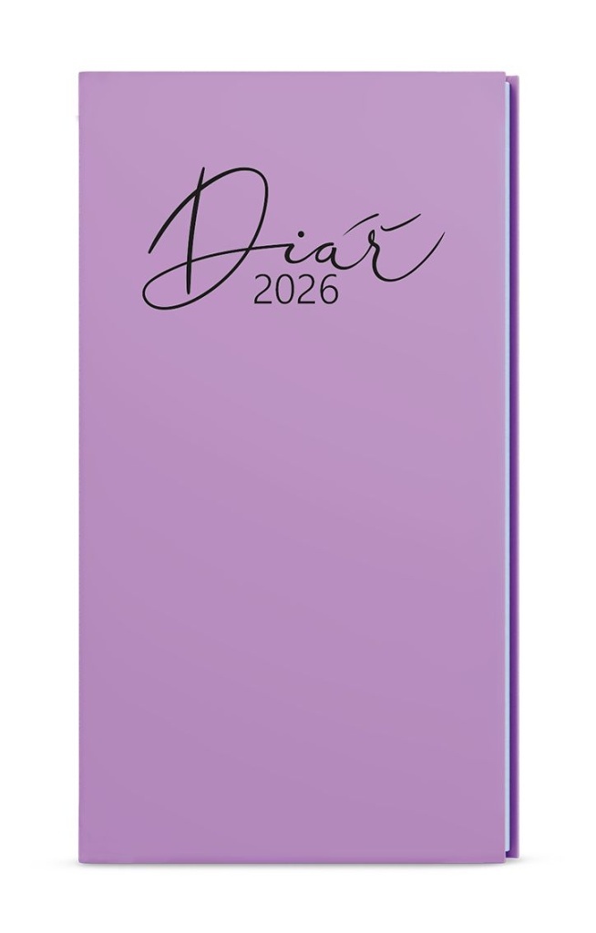 Týdenní diář 2026 Jakub Lamino Pastel kapesní fialová
