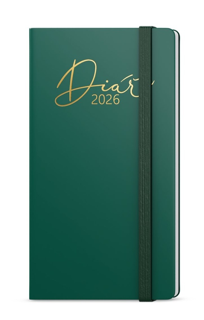 Týdenní diář 2026 Jakub Luxi kapesní zelená