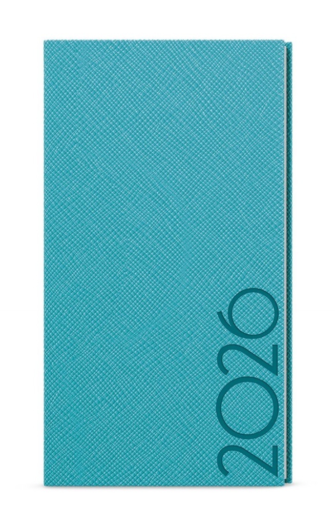 Týdenní diář 2026 Jakub Tora kapesní tyrkys