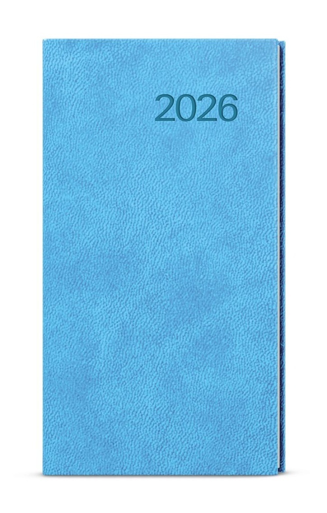 Týdenní diář 2026 Jakub Vivella kapesní světle modrá