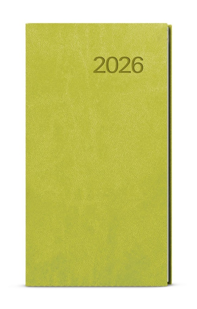 Týdenní diář 2026 Jakub Vivella kapesní zelená