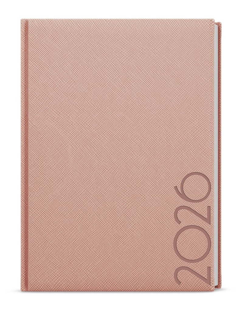 Týdenní diář 2026 Oskar Tora A5 pudrová