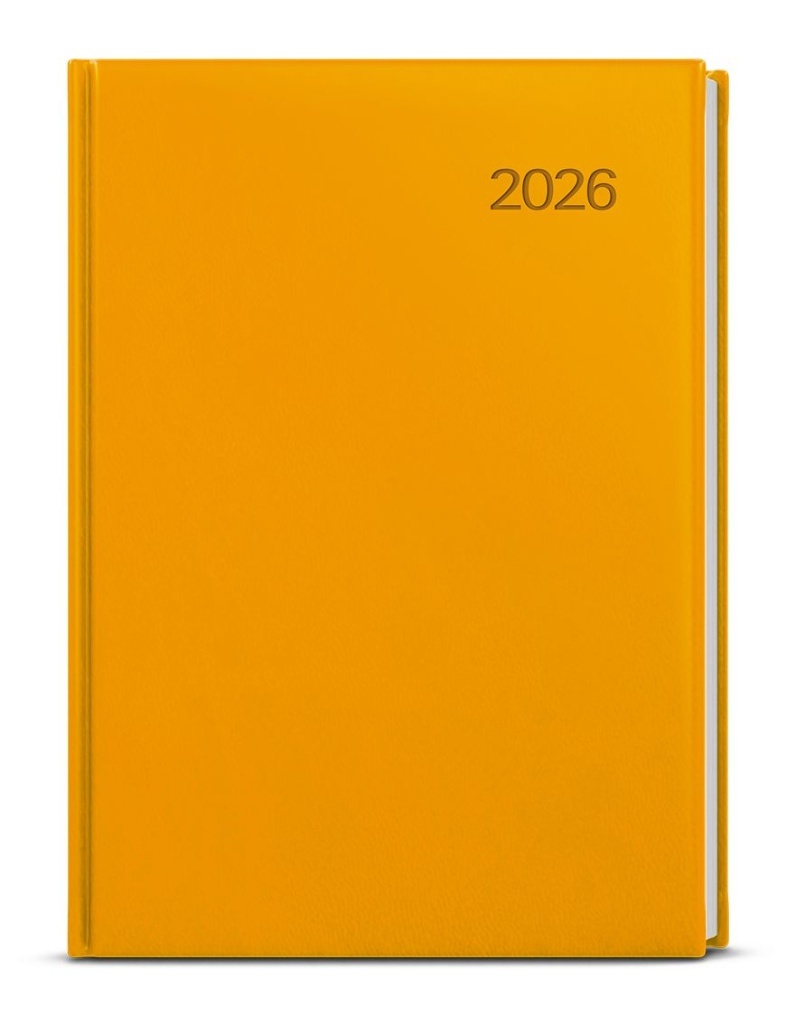 Týdenní diář 2026 Oskar Vivella A5 okrová