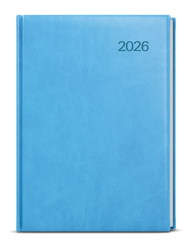 Týdenní diář 2026 Oskar Vivella A5 světle modrá