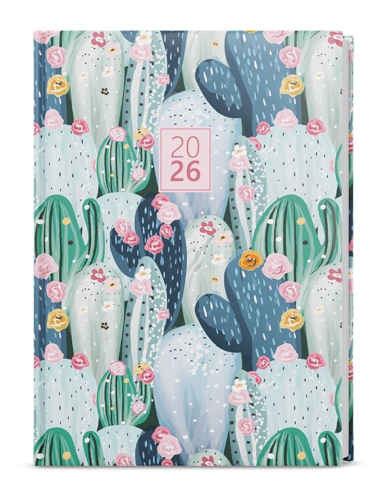 Týdenní diář 2026 Prokop Lamino B6 Kaktus