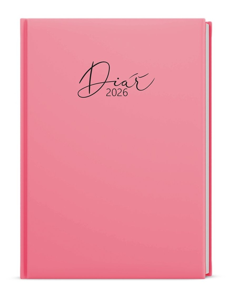 Týdenní diář 2026 Prokop Lamino Pastel B6 růžová