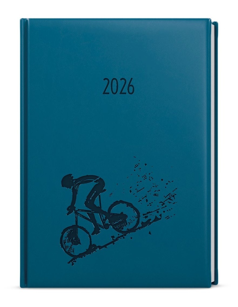 Týdenní diář 2026 Prokop Vivella extra B6 petrolejová Kolo