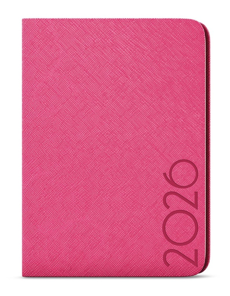 Týdenní diář 2026 Zoro Toro A5 růžová