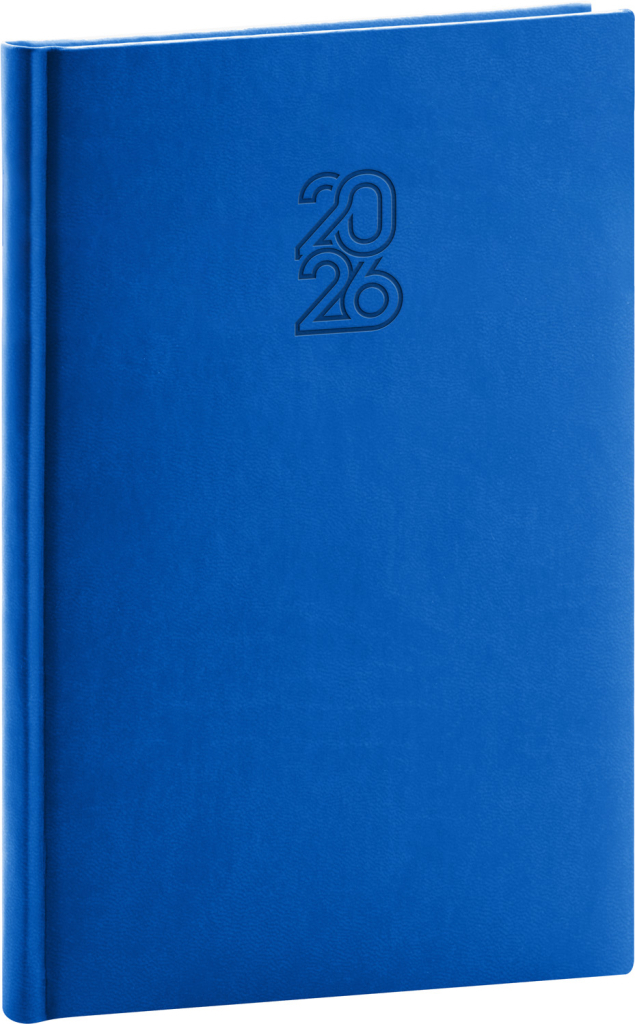 Týdenní diář Aprint 2026 modrý