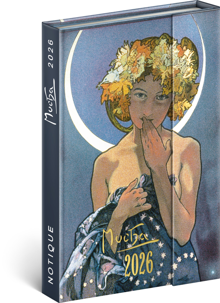 Týdenní magnetický diář 2026 Alfons Mucha