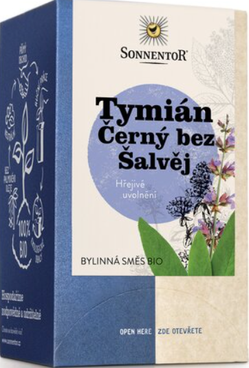 Tymián Černý bez Šalvěj (čaj bio, porcovaný 23,4 g)