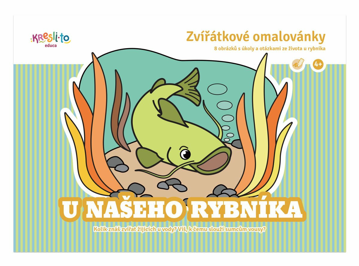 U našeho rybníka - zvířátkové omalovánky