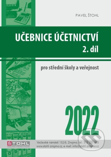 Učebnice Účetnictví II. díl 2022
