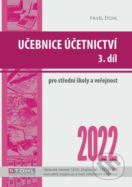 Učebnice Účetnictví III. díl 2022