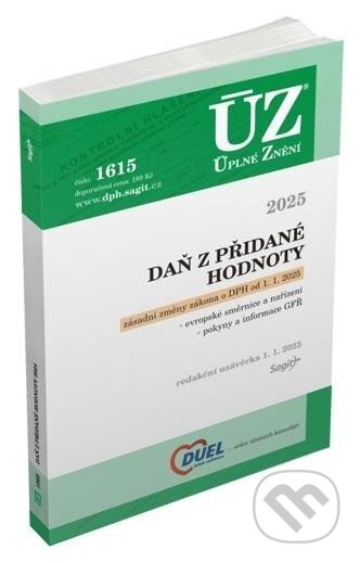 Úplné Znění - 1615 Daň z přidané hodnoty, 2025 (Úplné Znění