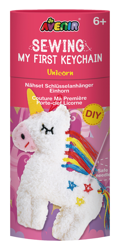 Ušij si klíčenku Jednorožec