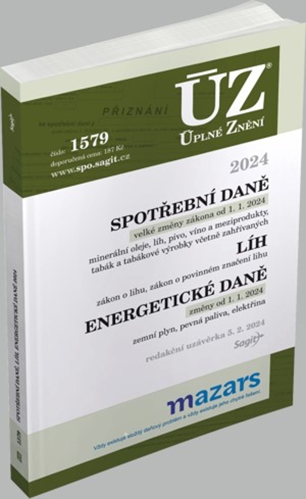 ÚZ 1579 Spotřební daně