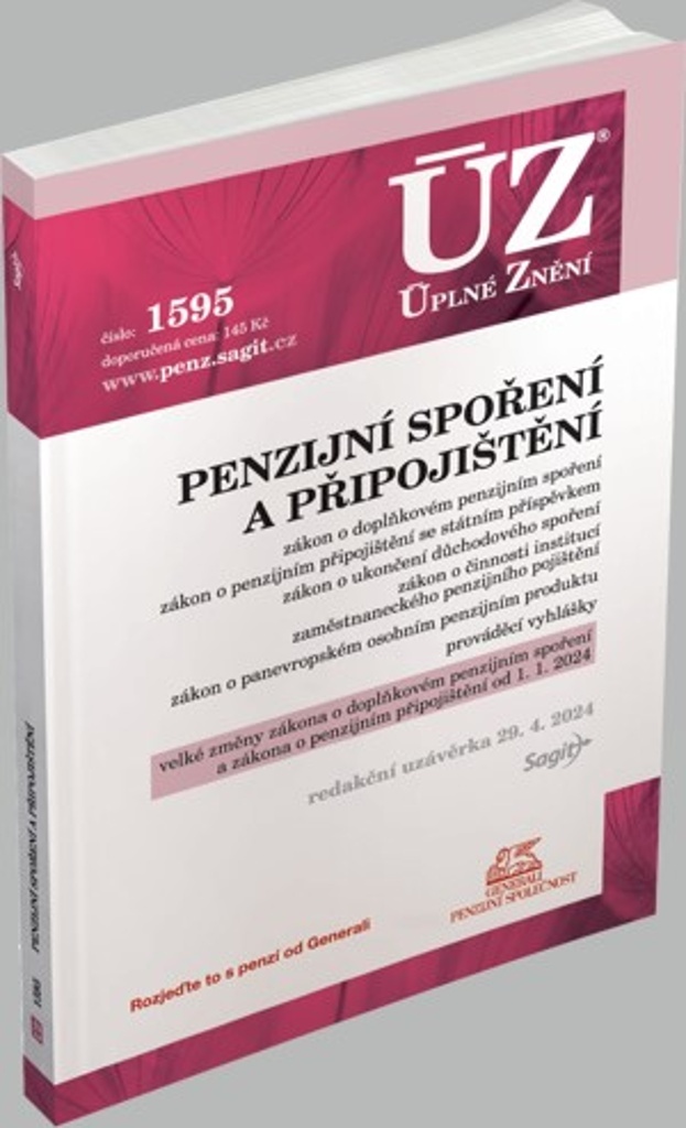 ÚZ 1595 Penzijní spoření a připojištění