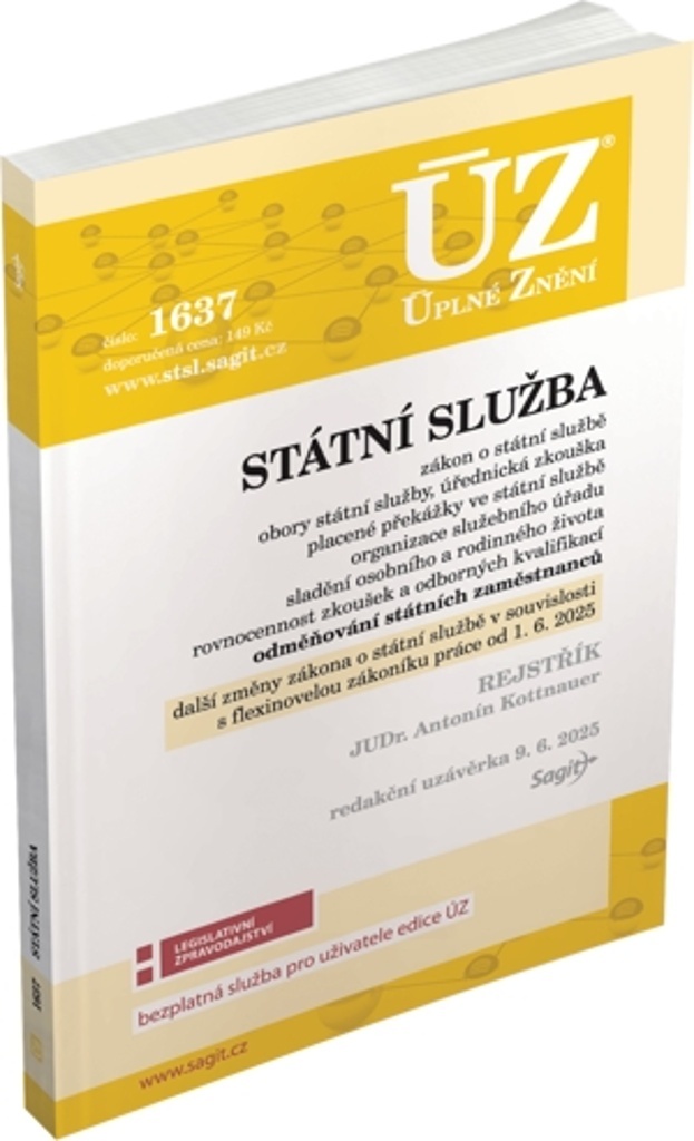 ÚZ 1637 Státní služba