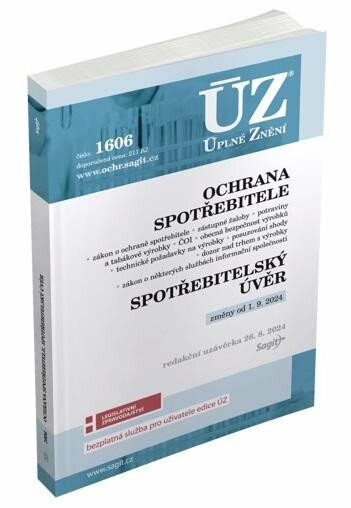 ÚZ č. 1606 - Ochrana spotřebitele, spotřebitelský úvěr, požadavky na výrobky, ČOI, Služby informační společnosti