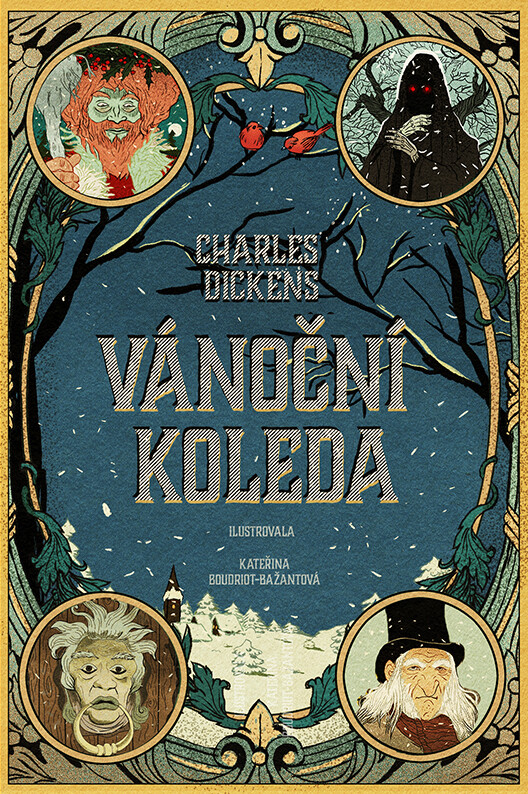 Vánoční koleda - Charles Dickens, Kateřina Bažantová (Ilustrátor)