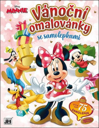 Vánoční omalovánky se samolepkami