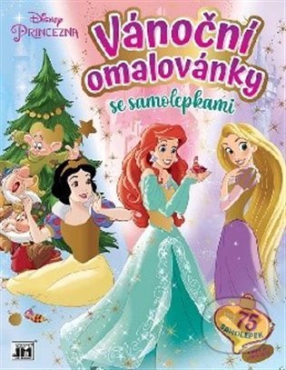 Vánoční omalovánky se samolepkami