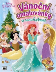 Vánoční omalovánky se samolepkami