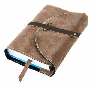 Variabilní kožený obal s nýty XL