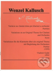 Variácie na vlastnú tému pre klarinet a orchester (Partitúra) - kniha z kategorie Noty