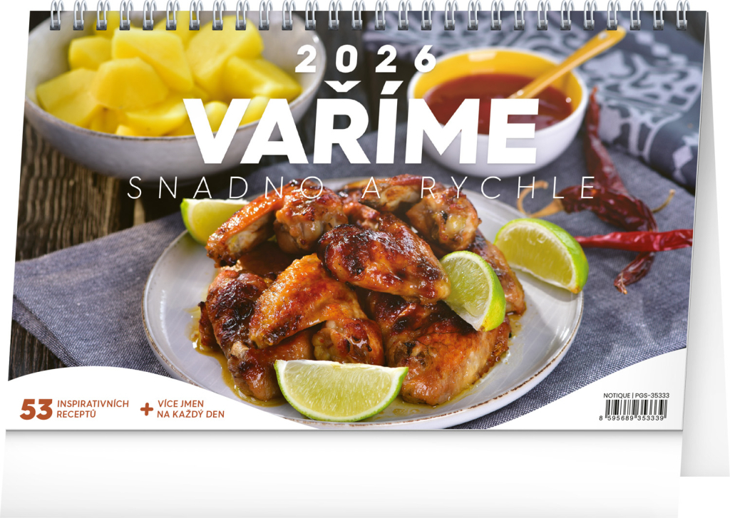 Vaříme snadno a rychle 2026 - stolní kalendář