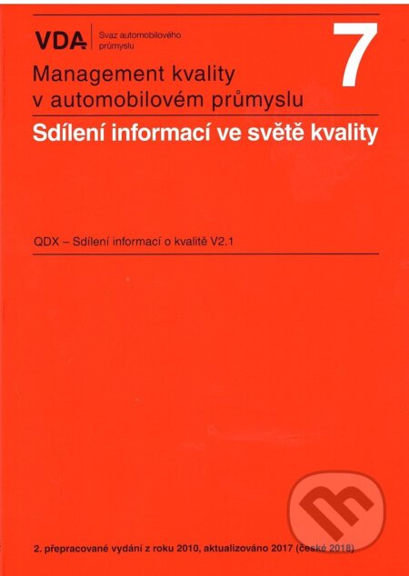VDA 7 - Sdílení informací ve světě kvality (QDX