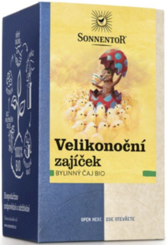 Velikonoční zajíček (čaj bio, bylinný, porcovaný, 27g)