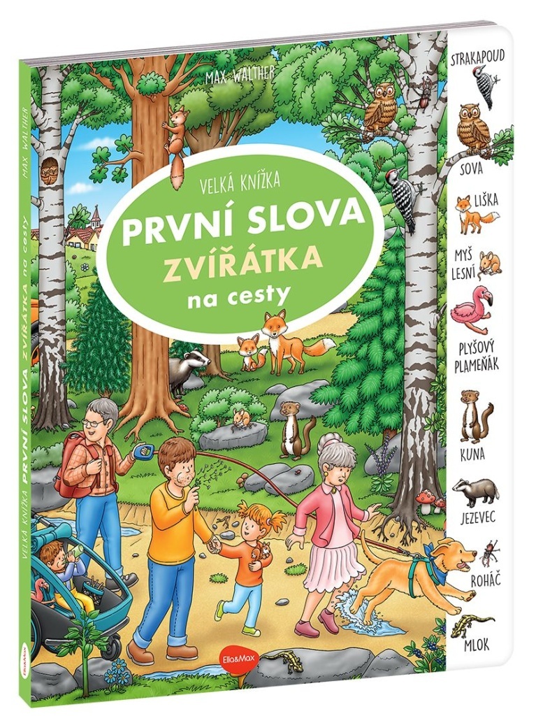 Velká knížka První slova Zvířátka na cesty