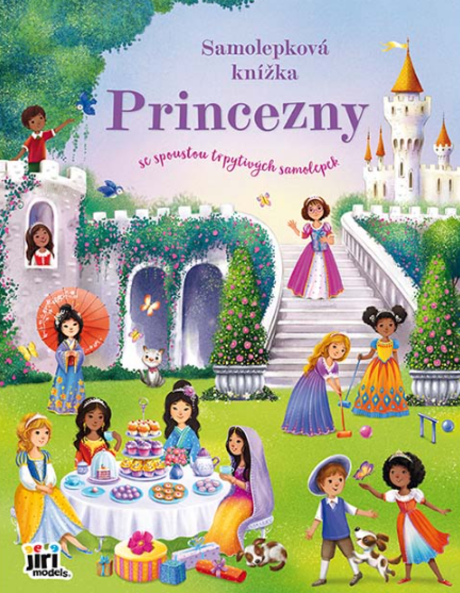 Velká samolepková knížka: Princezny - kniha z kategorie Omalovánky, vystřihovánky, papír