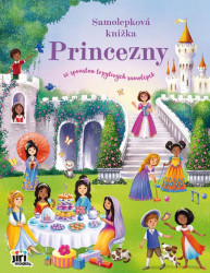 Velká samolepková knížka: Princezny - kniha z kategorie Omalovánky, vystřihovánky, papír