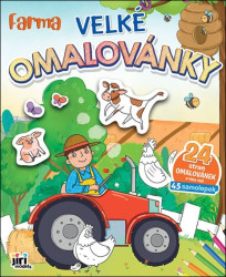 Velké omalovánky Farma - kniha z kategorie Omalovánky