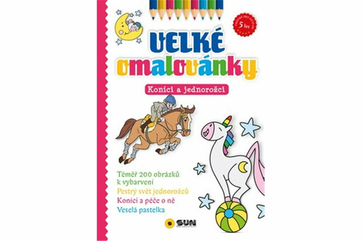 Velké omalovánky - Koníci a jednorožci