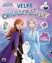 Velké omalovánky Ledové království - kniha z kategorie Omalovánky