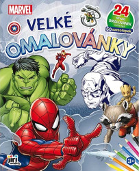 Velké omalovánky Marvel - kniha z kategorie Omalovánky