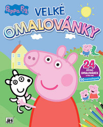 Velké omalovánky Peppa - kniha z kategorie Omalovánky