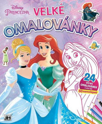 Velké omalovánky Princezny - kniha z kategorie Omalovánky